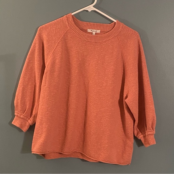 Madewell Sweaters - Madewell Pullover Knit Sweater Woman Small Pinky/coral Cozy Oversized